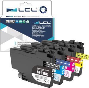 Ennovor LCL SP-1 SP01 Sublimation Ink Cartridges (4-Pack KCMY) SP01BKS SP01CS SP01MS SP01YS High Capacity Ink Compatible with Brother Thermo Sublimation SP-1 Printers