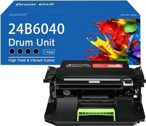 Ennovor 24B6040 Drum Unit Compatible for Lexmark 24B6040 Drum Units Work for Lexmark M1140 M1145 M3150 XM1140 XM1145 XM3150 Printer