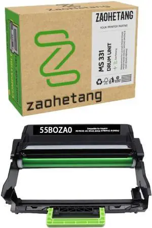 Ennovor 55B0ZA0 MS331 Black Imaging Unit Replacement for Lexmark MS331 MS431 MX331 MX431 MX432 XM1342 XM3142 B3340 B3442 MB3442 (40,000 Pages)