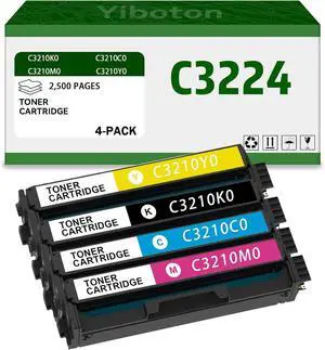 Ennovor High Yield C3224 MC3426 C3210K0 C3210C0 C3210M0 C3210Y0 Toner Cartridge Compatible for Lexmark C3224 MC3426 MC3326 C3326 C3426 MC3224 C3326dw C3224dw MC3224adwe MC3326i Printer (4-Pack)