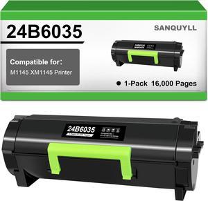 Ennovor 24B6035 Toner Cartridge Compatible for Lexmark M1145 XM1145 Printer(1 Pack,16,000 Pages)