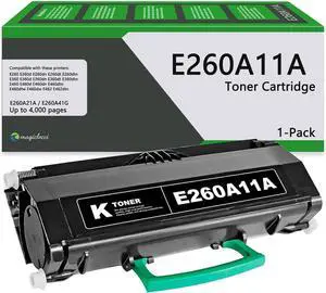 Ennovor E260dn E260A11A Toner Cartridge High Yield (1-Pack, Black) - Compatible Replacement for Lexmark E260A11A Toner Cartridge Work for E260d E260dn E260dt E260dtn E360d E360dn E460d E460dw Printer