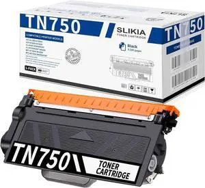 Ennovor 1 Pack TN750 TN-750 Black Toner Cartridge, Replacement for Brother TN750 High Yield Toner HL-5440D 5450DN 5470DW/DWT 6180DW/DWT DCP-8110DN 8150DN MFC-8710DW 8810DW 8910DW Printer