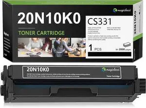 Ennovor 20N10K0 Black Toner Cartridge (2,000 Pages) Replacement for Lexmark 20N10K0 Toner Cartridge Work for CS331, CS431, CX331, CX431 Printer
