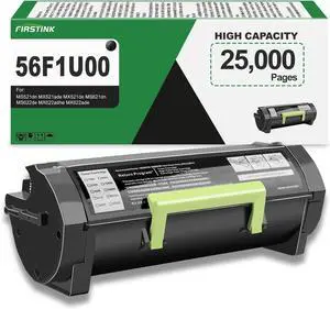 Ennovor Ultra High Yield 56F1U00 Toner Cartridge Remanufactured Replacement for 56F1U00 Black Toner for MS521dn MX521ade MX521de MS621dn MS622de MX622adhe MX622ade Laser Printer (1-Pack, 25,000 Pages)