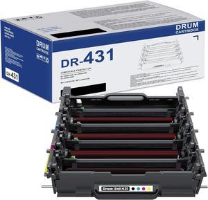 Ennovor DR-431CL DR431CL Drum Unit Replacement for Brother DR431 CL Drum Unit HL-L8260CDW HL-L8360CDW HL-L8360CDWT MFC-L8610CDW MFC-L8900CDW Printer, DR431CL Drum Up to 31,000 Pages (Only Drum)