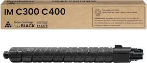 Ennovor IMC300 IMC400 Toner Cartridge 842378 Replacement for Ricoh IM C300 IM C400 Toner Cartridge Works with Lanier Savin IM C300F C400F C400SF Printer Ink Black 1-Pack