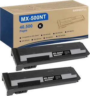 Ennovor MX-500NT Toner Cartridge Compatible for Sharp MX-500NT for MX-M283N MX-M363N MX-M363U MX-M453N MX-M453U MX-M503N MX-M503U Printer(2 Pack,40,500 Pages)