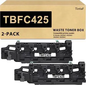 Ennovor TBFC425 TB-FC425 Waste Toner Box Replacement High Yield Compatible for Toshiba E-Studio 3525AC 4525AC 5525AC 6525AC Printer2-Pack, 12000 Pages