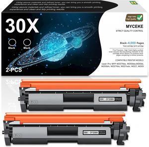 Ennovor 30X Black Toner Cartridge Replacement for HP 30X Toner for Laser Pro MFP M227fdw M203dw M227fdn M203dn M227sdn M203d M227 M203 Series Printer (2 Pack, CF230X)