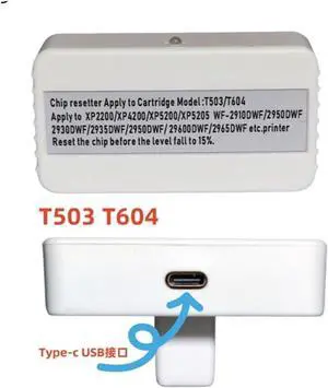 Ennovor T604 T503 Cartridge Chip Resetter for WF-2930 WF-2910 WF-2950 XP-2200 XP-3200 XP-2205 XP-4200 Printers
