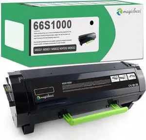 Ennovor 66S1000 Toner Cartridge(1-Pack, Black) Compatible Replacement for Lexmark 66S1000 Toner Cartridge Work for MS531 MS631 MS632 MX532 MX632 Printer