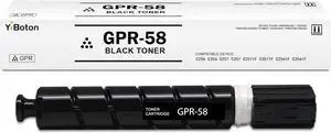 Ennovor GPR58 GPR-58 XL Black Toner Cartridge Compatible for Canon ImageRunner Advance C256 C256iF C257 C257iF C356 C356iF C357 C357iF Printers (1 Pack)