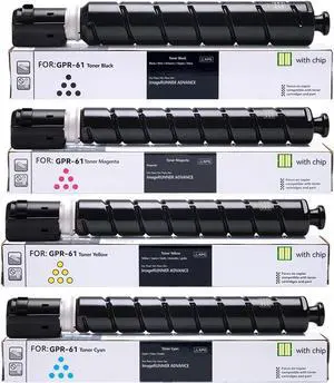 GPR61 Toner Cartridge Compatible for Canon GPR-61 Toner 3763C003AA 3764C003AA 3765C003AA 3766C003AA for Canon ImageRunner Advance DX C5840i C5850i C5860i C5870i Printer GPR61 Toner Cartridge Compatible for Canon GPR-61 Toner 3763C003AA 3764C003AA 3765C003AA 3766C003AA for Canon ImageRunner Advance DX C5840i C5850i C5860i C5870i Printer