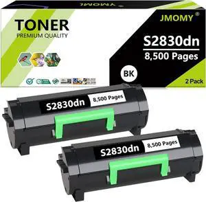 Ennovor S2830dn S2830 Compatible for Dell S2830dn S2830 Toner Cartridge Fits with Series GGCTW, 593-BBYP, FR3HY, CH00D, 593-BBYP, 3RDYK, TC2RH, 593-BBYO (8,500 Pages) (S2830dn-2PK)