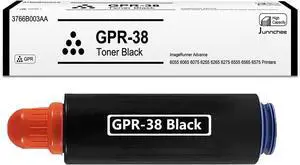 Ennovor GPR-38 3766B003AA Black Toner Cartridge High Yield Replacement for Canon GPR38 GPR-38 Toner Cartridge for ImageRunner Advance 6055 6065 6075 6255 6265 6275 6555 6565 6575 Printer (1-Pack)
