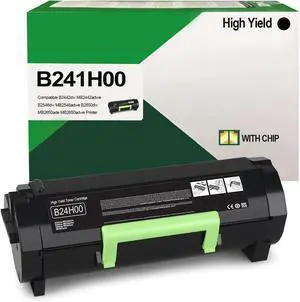 Ennovor B241H00 Black Toner Cartridge -with Chip Compatible with Lexmark B241H00 Toner for B2442dw MB2442adwe B2546dw MB2546adwe B2650dw MB2650ade MB2650adwe Printer 1-Pack