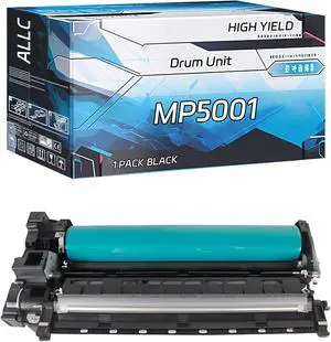 Ennovor Compatible for Ricoh MP5001 Drum Unit Work for Ricoh Aficio MP 5001 5001G 5001SP 5002 5002SP Printers, with Chip, High Yield 160000 Pages, Clear Printing (Black)