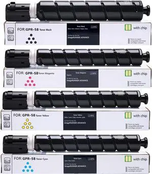 Ennovor GPR58 Toner Cartridge Compatible for Canon GPR-58 Toner for Canon ImageRunner Advance iR-ADV C256 C256iF C356 C356iF DX C257 C257iF C357 C357iF DX-C359IF DX-C259IF Printer