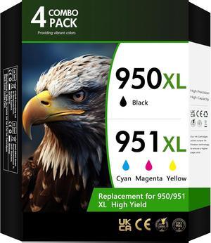Ennovor 950XL 951XL Ink Cartridges Combo Pack Replacement for HP 950 951 Ink for OfficeJet Pro 8600 8610 8620 8100 8630 8660 8640 8615 Printer, 4-Pack