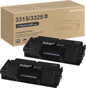 Ennovor 3315/3325 Toner Cartridge Compatible for Xerox 106R02311 Toner Cartridge Replacement for Xerox WorkCentre 3315 3315DN 3325 3325DN 3325DNI Printers (5,000 Pages,2-Pack Black)