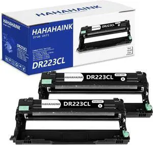 Ennovor 2 Pack DR223CL Black High Yield Drum Unit Replacement for Brother MFC-L3770CDW L3710CW L3750CDW L3730CDW HL-3210CW 3230CDW 3270CDW 3230CDN 3290CDW DCP-L3510CDW L3550CDW Printer