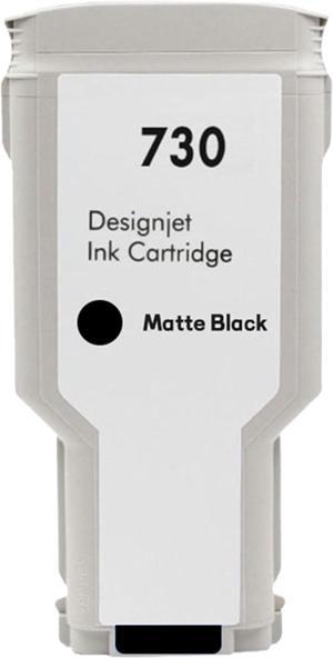 Ennovor Aomya Compatible HP730 Ink Cartridge for HP 730 P2V71A Ink Cartridges Work for HP Designjet T1600 T1700 T2600 Printer (300ml,Matte Black)