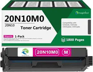 Ennovor 20N10M0 Magenta Toner Cartridge [1,800 Pages] Compatible CS331 Replacement for Lexmark 20N10M0 Toner Cartridge with CS331, CS431, CX331, CX431 Printer Toner