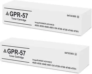 Ennovor GPR57 0473C003 Toner Cartridge Replacement for Canon GPR-57 GPR 57 Toner for Canon ImageRUNNER Advance 4525i 4535i 4545i 4551i DX 4725i 4735i 4745i 4751i Printer(Black×1)