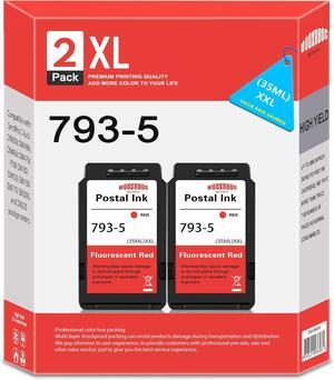 Ennovor SL-793-5 Ink Cartridge Moxbog Replacement for Pitney Bowes 793-5 Red Ink Cartridge for DM100, DM200 and SendPro C and SendPro+, 2-Pack Red Ink, 35 ml