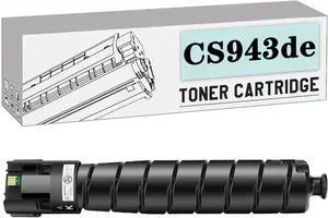 Ennovor Compatible 73D0HK0 73D0HC0 73D0HY0 73D0HM0 Toner Cartridges Replacement for Lexmark CS943de Printers, High Capacity 52,000 Pages Black*1