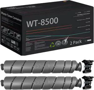 Ennovor WT-8500 Waste Toner Container Compatible with Kyocera TASKalfa 5002i 5003i 5004i 5052ci 5053ci 5054ci 6002i 6003i 6004i 6052ci 6053ci 6054ci 7004i 7054ci, High Yield 50000 Pages (2 Pack)