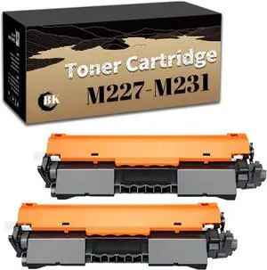 Ennovor Compatible M227-M231 Black Toner Cartridge Works for MFP M230-M231 for HP Laserjet Pro MFP M227-M229 for Laserjet Pro M227-M231 M227d M227fdw Printer Black 2 Pack