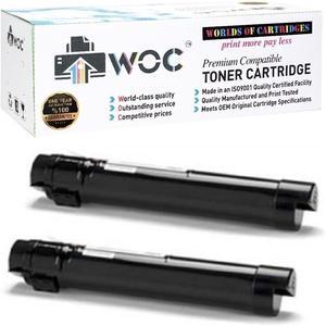 Ennovor WOC Compatible Toner Cartridge Replacement for Xerox 006R01513 (2-Pack: 2X Black) for Use in WorkCentre 7525 / 7530 / 7535 / 7545 / 7556 / 7830 / 7835 / 7845 / 7855 / 7970 / EC7836 / EC7856