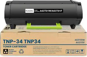 Ennovor TNP-34 TNP34 Toner Cartridge A63T01W A63T01F 4700P Toner Replacement for Konica Minolta TNP-34 TNP34 TNP-37 TNP37 Toner Cartridge Works with Bizhub 4700P Printer (1 Pack, Black)