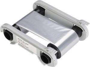 Ennovor RCT017NAA Silver Ribbon Tape Compatible for Evolis Primacy Zenius Edikio Flex Edikio Duplex Printers 1000 Images