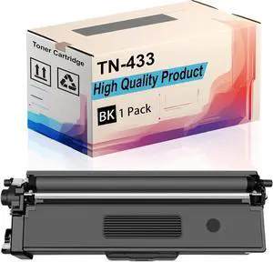 Ennovor TN-433 Toner Cartridge Compatible for Brother HL-L8260CDW HL-L8360CDW HL-L8360CDWT Printers, High Yield 3000 Pages, Print More Pages (1 Pack Black)