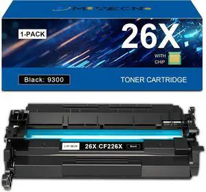 Ennovor 1-Pack 26X Toner Cartridge Replacement for HP 26X Black High-Yield Toner Cartridge Works with Pro M402dn M402dne M402dw M402n Pro MFP M426fdn M426fdw Series | CF226X