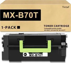 Ennovor MX-B70T MXB70T Toner Cartridges Replacement for Sharp Toner Cartridge for Sharp MX-B557F MX-B557P MX-B707P Printers Ink 1-Pack (45,000 Pages,1x Black)
