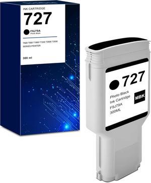 Ennovor 727 |F9J79A| Photo Black 300ml Ink Cartridge, compatible for HP T920 T930 T1500 T1530 T2500 T2530 Series Printer (1-Pack)