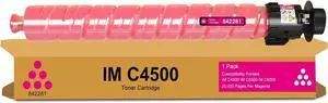 Ennovor IMC4500 C6000 842281 Magenta High Yield Toner Cartridges Replacement for 842281 Toner Cartridges for IM C4500 IM C6000 Printers(1 Pack,842281)