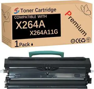 Ennovor X264A High Yield Toner Cartridges Replace for Lexmark X264A11G Toner Compatible for Lexmark X264 X264dn X363 X363dn X364 X364dn X364dw Printers