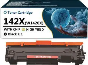 Ennovor 142X Toner Cartridge Replaces for HP Laserjet 142X W1420X Black Toner Cartridges Replacement Toner for HP Laserjet M110 M110w M110we MFP M139 M139we M140 M140w M140we, 1 Pack