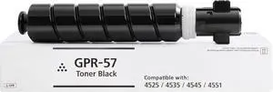 Ennovor GPR57 GPR-57 0473C003 Black High Capacity Remanufactured Toner Cartridge Replacement for Canon ImageRUNNER Advance 4525i 4535i 4545i 4551i 4535i 4545i 4551i Printers (1 Pack Black)