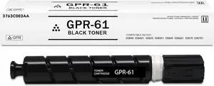 Ennovor High Yield GPR61 GPR-61 Black Toner Cartridge 3763C003/3763C003AA Toner Cartridge Compatible for Canon GPR-61 for imageRUNNER Advance C5840i C5850i C5860i C5870i Printer.71,000 Pages