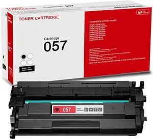 Ennovor 1 Pack 057 3009C001 Black Toner Cartridge: Compatible 057 3009C001 Replacement for Canon ImageCLASS MF445dw MF445dwbn MF448dw MF449dw LBP226dw LBP227dw LBP228dw MF440 LBP220 Printer