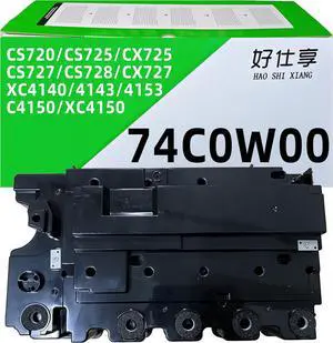 Ennovor 74C0W00 Waste Toner Bottle Compatible for Lexmark CS720 CS725 CX725 CS727 CS728 CX727 C4150 XC4140 XC4150 XC4143 XC4153 S5840 591-BBCN Waste Toner Box 1 Pack 90,000Pages
