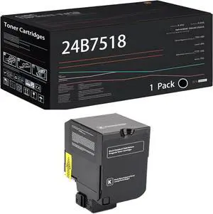 Ennovor 24B7518 Toner Cartridges Compatible for Lexmark XC4342 XC4352 Printers, with Chip, High Yield 25000 Pages, High-Definition Printing (1 Pack Black)