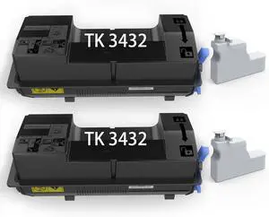 Ennovor KHY TK 3432 TK-3432 Black Toner Cartridge Compatible for TK-3432 TK 3432 1T02RY0US0 Kyocera ECOSYS MA5500ifx PA5500x Kit Laser Printers (2 Pack) High Yield