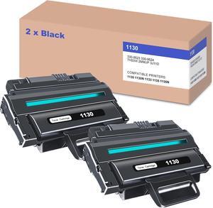 Ennovor 1130 Black Toner Cartridge Replacement for Dell 330-9523 330-9524 7H53W 2MMJP 3J11D Toner for Dell 1130 1135n 1130n 1133 1135 Laser Printer
